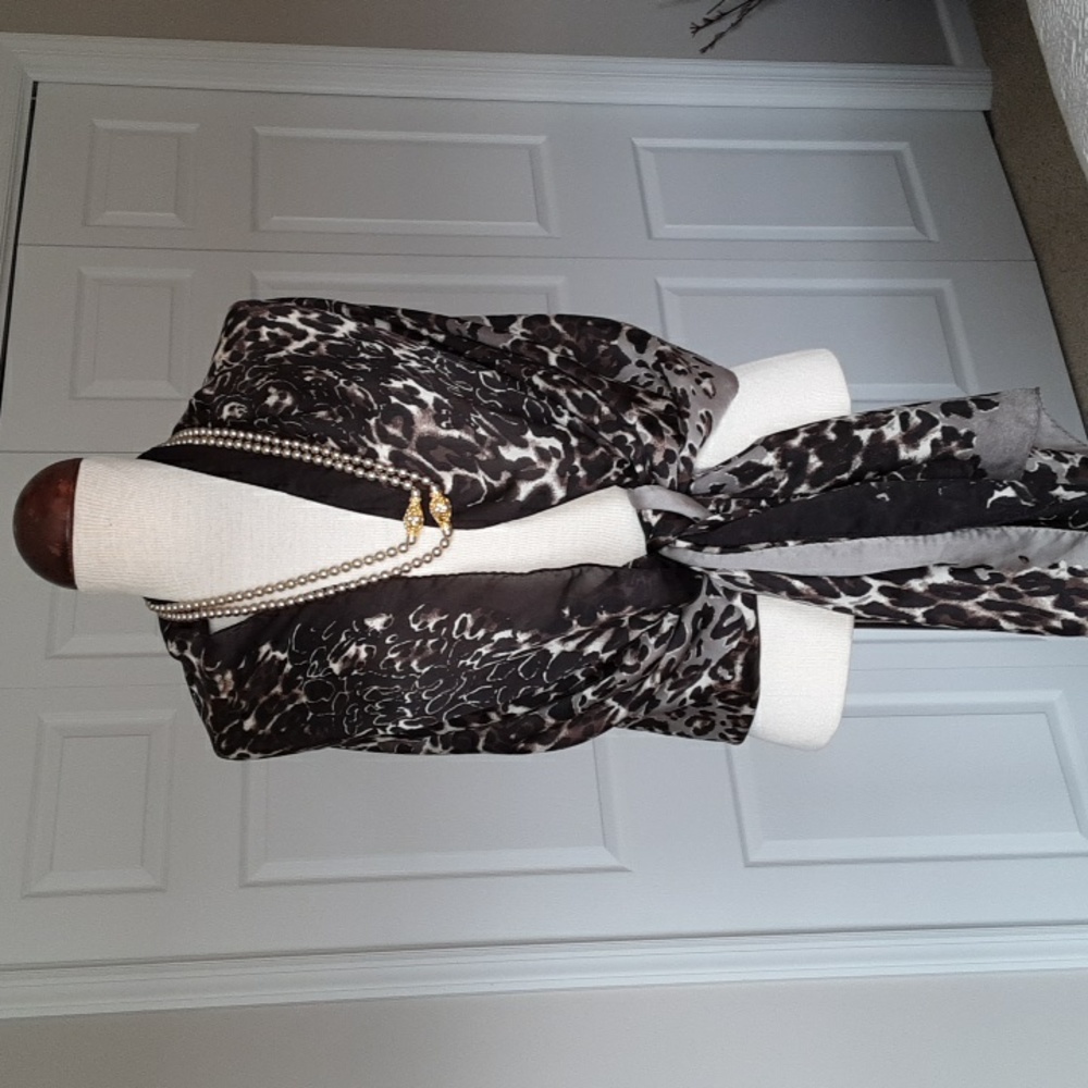 Cynthia Rowley animal print  scarf